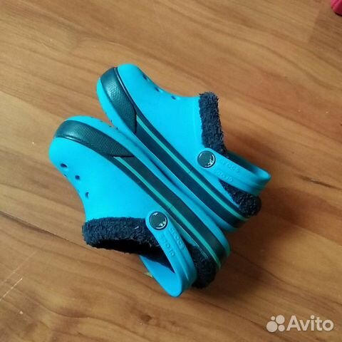 Сабо Crocs утеплённые р.С6/С7(23-24) б/у Сабо Crocs утеплённые р.С6/С7(23-24) б/у