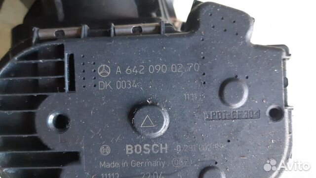 Заслонка дроссельная Mercedes ML W166 Заслонка дроссельная Mercedes ML W166