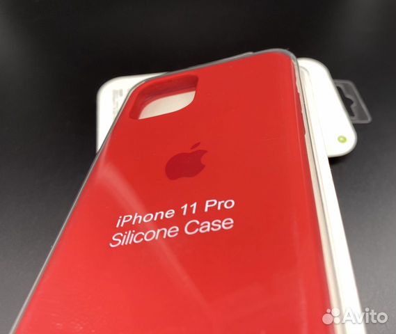 Оригинал iPhone 11 Pro Чехол Silicone Красный Red Оригинал iPhone 11 Pro Чехол Silicone Красный Red