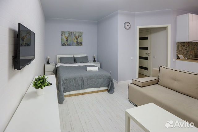 

Квартира-студия, 40 м², 2 кровати