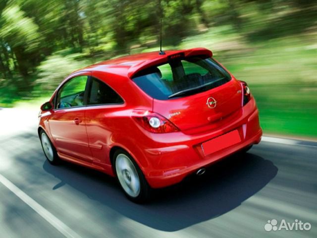 Накладка на задний бампер Opel Corsa D OPC Style