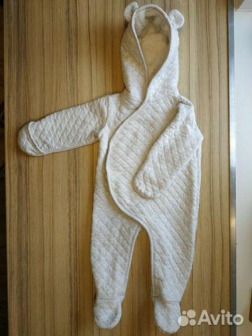 Carters тёплый комбинезон с капюшоном