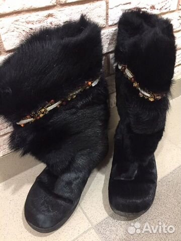 Унты натуральный мех р-р 39