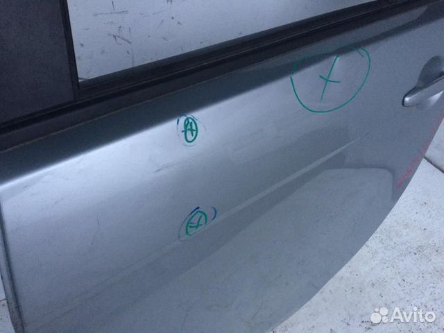 Дверь задняя левая Mitsubishi Lancer 10 5730A581 Дверь задняя левая Mitsubishi Lancer 10 5730A581