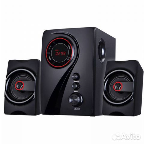 Музыкальная мини система 2.1 Ginzzu с Bluetooth Музыкальная мини система 2.1 Ginzzu с Bluetooth