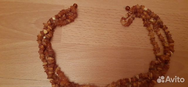 Бусы янтарь природный Калининград 50 см Три нитки Бусы янтарь природный Калининград 50 см Три нитки