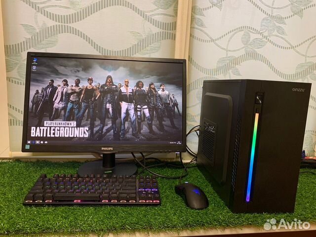 Игровой пк Ryzen 3600/GTX1070/16GB/SSD