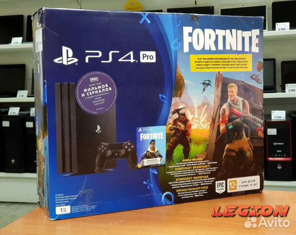 Sony PlayStation 4 Pro 1Tb + джойстик Sony PlayStation 4 Pro 1Tb + джойстик