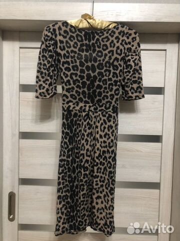 Леопардовое платье zara
