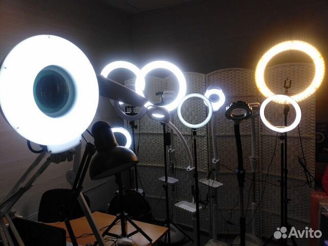 Кольцевая лампа Лампа лупа
