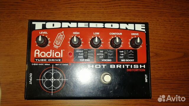 Педаль эффектов Radial Hot British Distortion