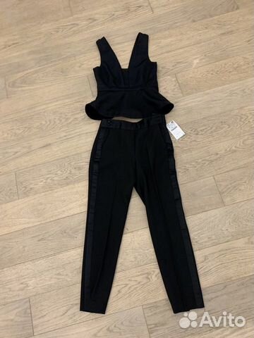 Костюм брючный,брюки и бархатный пиджак Zara,топhm
