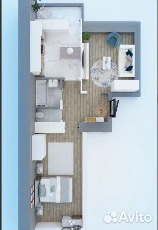 3-к квартира, 74.8 м², 6/10 эт.
