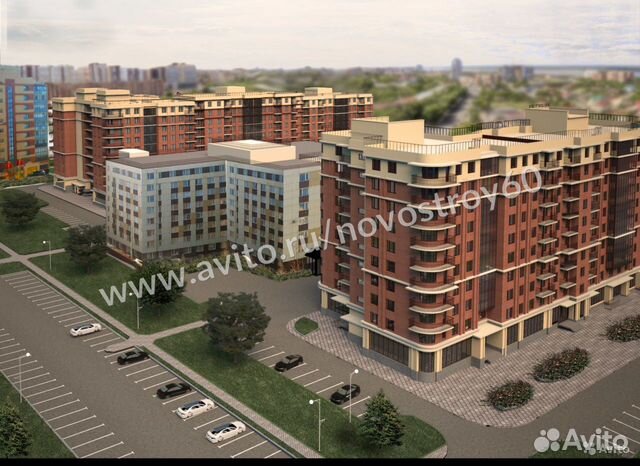 1-к квартира, 36 м², 6/10 эт.