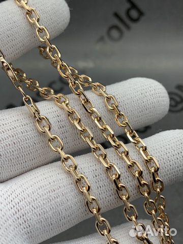 Золотая цепочка якорь