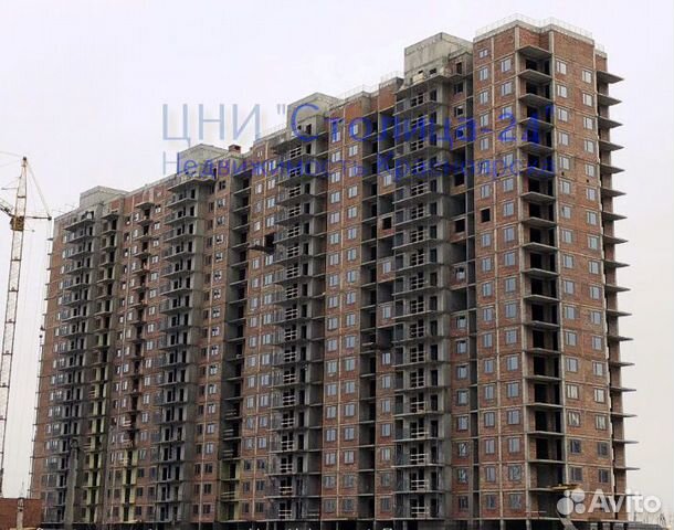 2-к квартира, 55.1 м², 6/19 эт.