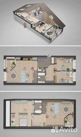 4-к квартира, 140 м², 3/4 эт.
