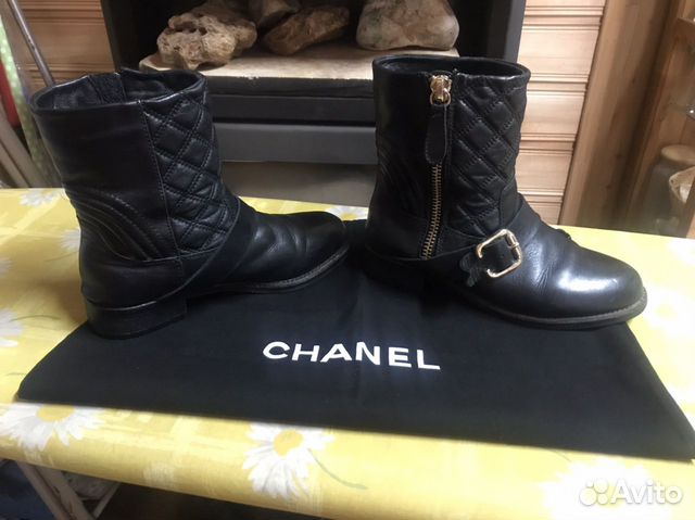 Chanel ботильоны-сапожки оригинал Chanel ботильоны-сапожки оригинал