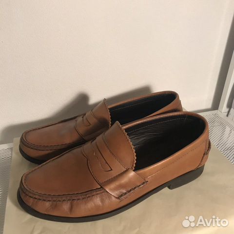 Мужские туфли лоферы топсайдеры Massimo Dutti