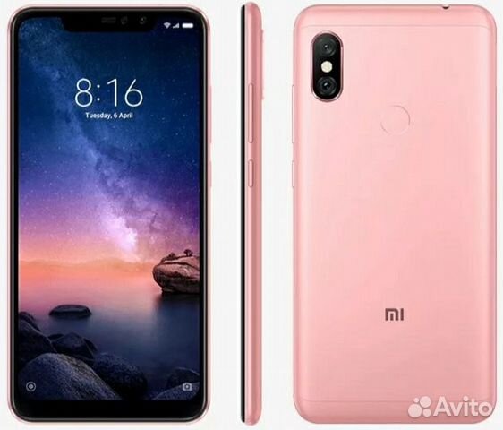 Смартфон Xiaomi redmi note 6 pro 32gb розовый Смартфон Xiaomi redmi note 6 pro 32gb розовый