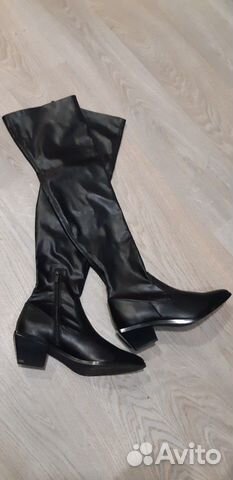 Сапоги ботфорты новые Сапоги ботфорты новые