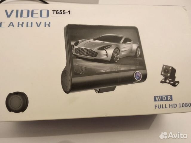 Видеорегистратор с 3 камерами