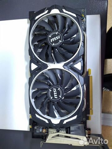 Видеокарта MSI PCI-E NV GTX 1070 armor 8G OC