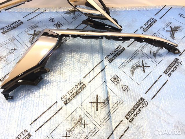 Хром на фары Toyota Land Cruiser Prado 150