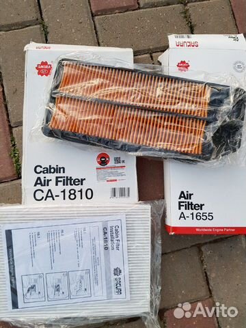 Honda accord 7 салонный и воздушные фильтры