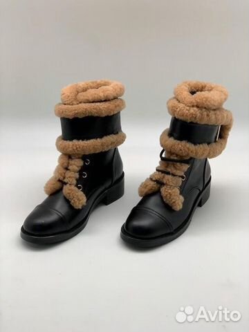 Ботинки Louis Vuitton Луи Витон черные зимние Ботинки Louis Vuitton Луи Витон черные зимние