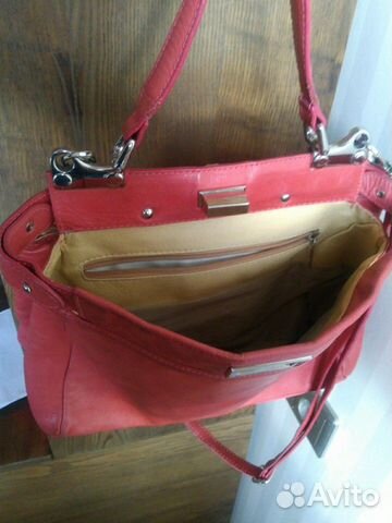 Сумка из натуральной кожи Италия