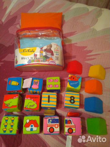 Мягкие кубики K’s Kids Мягкие кубики K’s Kids
