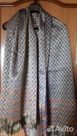 Палантин дамасского жаккарда