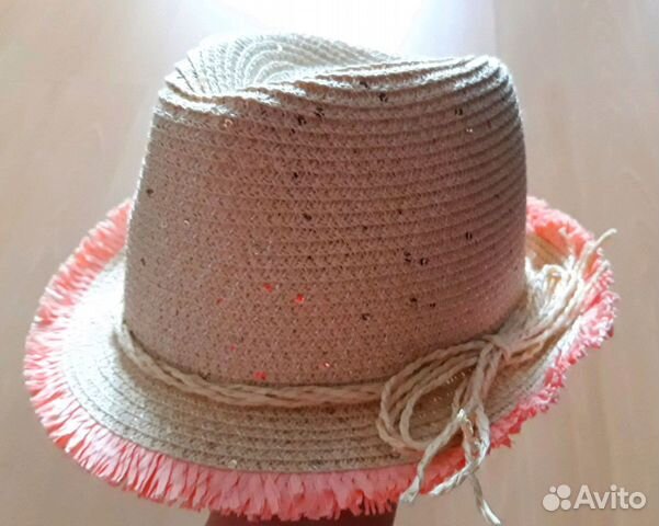 Шляпа пляжная на девочку