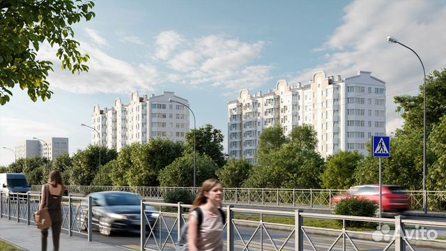 2-к квартира, 55.9 м², 5/10 эт.