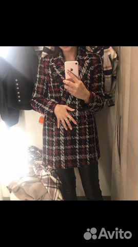 Пиджак Zara твидовый Пиджак Zara твидовый
