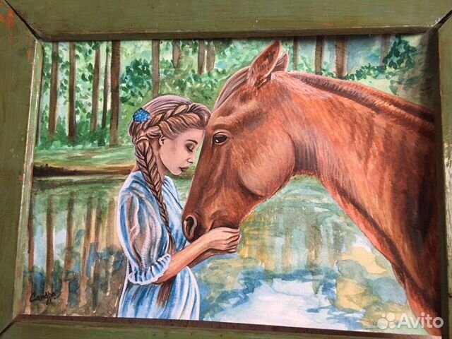 Рисунок акварелью