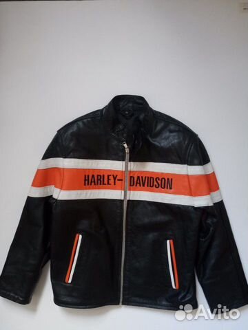 Кожаная куртка Harley Davidson 7-8 лет