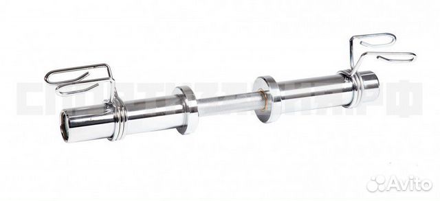 Гриф гантельный ZSO, D-50, L510, замки со стопором