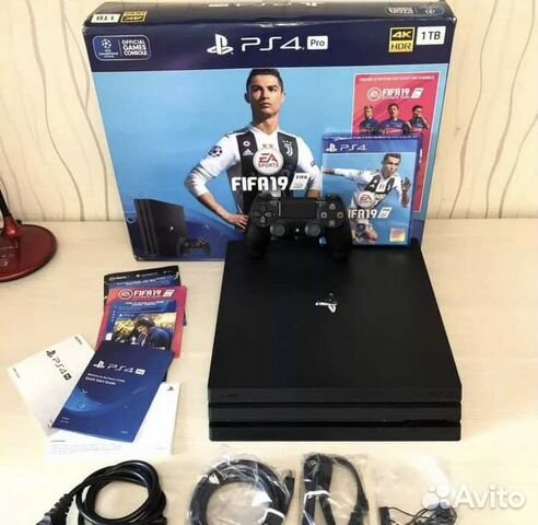 Sony PS4 pro + доставка+игры
