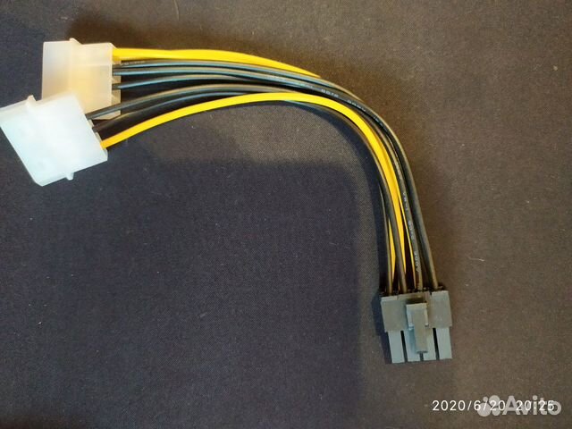 Переходники 8pin-2*molex 6pin-2*molex hdmi-vga