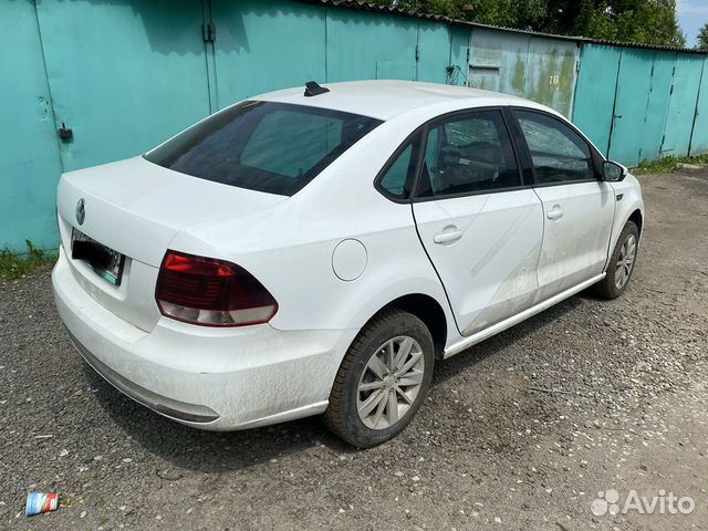 Задний бампер Volkswagen polo sedan