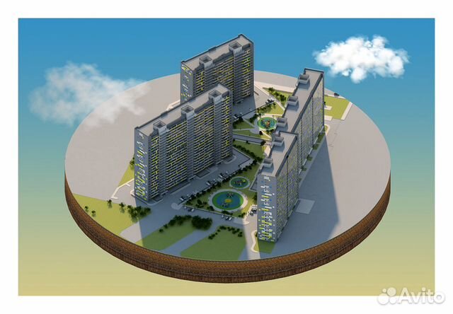 4-к квартира, 103.2 м², 2/19 эт.