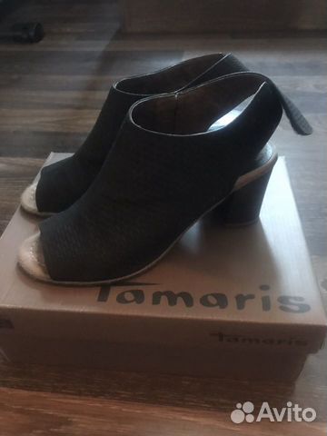 Ботильоны Tamaris, натуральная кожа