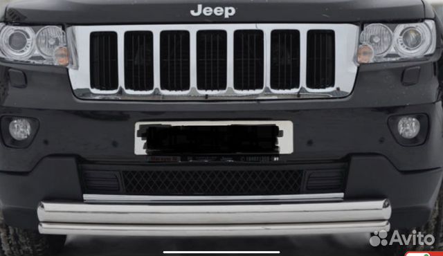 Защита переднего бампера на Jeep Grand Cherokee