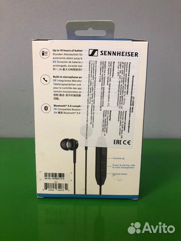 Беспроводные наушники Sennheiser CX 150 BT Беспроводные наушники Sennheiser CX 150 BT