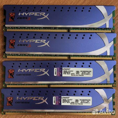Ddd3 Kingston HyperX 1600 16gb 4*4gb Ddd3 Kingston HyperX 1600 16gb 4*4gb
