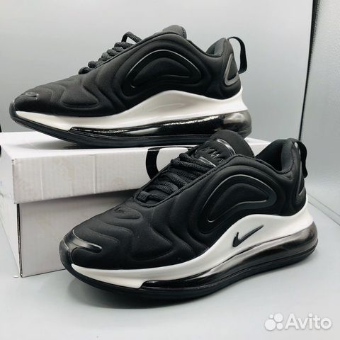 Кроссовки Nike Air Max 720 черные с белым Кроссовки Nike Air Max 720 черные с белым