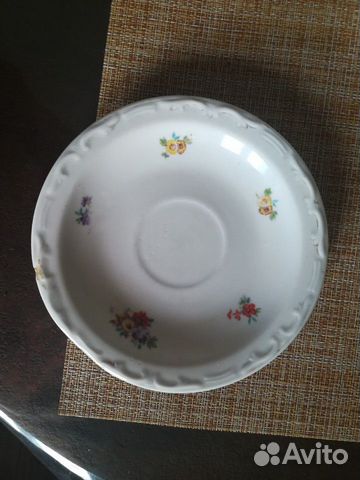 Тарелка фарфор дулево