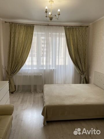 

Квартира-студия, 37 м², 2 кровати